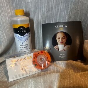 New Keurig Machine Descaling 14 oz. Maintenance accessory and instruction book